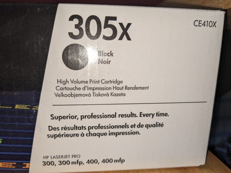 Cartouche imprimant HP Laserjet Pro